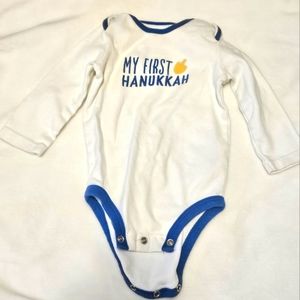 Hanukkah onesie